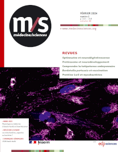 Photo de couverture : Image d’immunofluorescence, prise à l’aide d’un microscope confocal Spinning
disk, montrant une lignée de cellules gliales dont les mitochondries ont été marquées en violet (TOM20) et
les noyaux en bleu (DAPI). © Baptiste D›Urso, Sorbonne Université, CIMI-Paris, France.